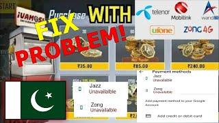 Problem Fix How To Purchase PUBG Mobile Lite BC IN Pakistan Mobile Balance On Jazz | Zong | Telenor