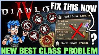 Diablo 4 - New Best Class in Game - No More Uber Uniques & Gauntlet Rankings - Nerfs in Season 4!
