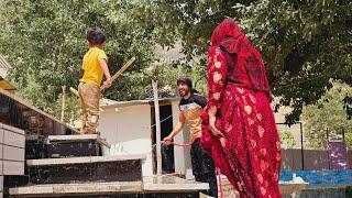 "Tales of Resilience: Preparing the Garden and Overcoming Water Shortages in Rural Life"