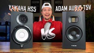 Which Studio Monitors Should You Buy?? || Yamaha HS5 vs Adam Audio T5V (Studio Monitor Comparison)