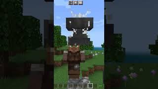 Minecraft villager vs envil in Minecraft #minecraft #shorts #popular #viral #technogamerz