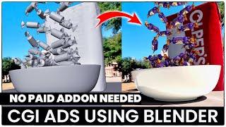 Create CGI Ads using VFX in Blender | No paid Addon needed