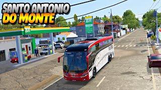 CONHECENDO SANTO ANTONIO DO MONTE NO MAPA MINAS GERAIS!  EURO TRUCK SIMULATOR 2 MOD BUS - G920