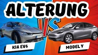 Duell Tesla Model Y vs Kia EV6: Reichweitenverlust nach 46.000km. Wie viel Reichweite verlieren sie?