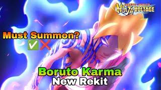 Boruto Karma (Rekit) Must Summon? | Worth Or Not Analysis ️ | NxB Nv