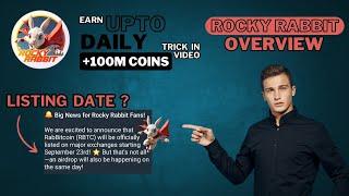 Rocky Rabbit Withdraw | Rocky Rabbit Listing Update | Rocky Rabbit Airdrop | Earning Chatter