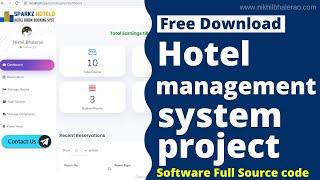 Hotel management system project using php free download | hotel reservation system php source code