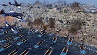 Insanely Realistic D-DAY Invasion in NEW WW2 RTS! - Gates of Hell: Liberation DLC