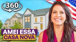 Como é uma CASA AMERICANA por DENTRO no Texas! | TOUR 360°