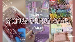 ASMR Packing Orders Part 2 | Random | TIKTOK Compilation | polaroidlove