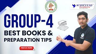 Best Books for Group 4 Preparation in English | TSPSC Group 4 Best Books