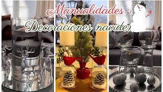 MANUALIDADES 3 IDEAS PARA DECORAR EN NAVIDAD