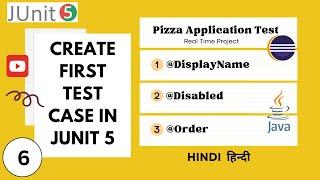 Test Case with JUnit 5 @DisplayName, @Disabled, @Order | Create First Test case in junit | Junit