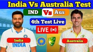 India vs Australia, 4th Test, Day 2 | IND vs AUS Live Match Today | Live Cricket Match Today