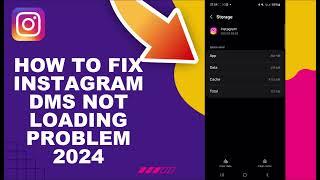 How To Fix Instagram Dms Not Loading Problem 2024