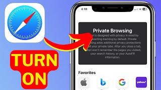 How To Turn On Private Browsing on Safari in iPhone iOS 17