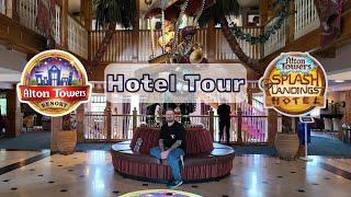 Alton Towers Hotel Walkthrough Tour | + Room & Splash Landings