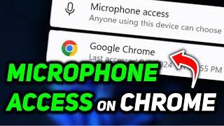 How to Allow Microphone Access on Chrome Windows 11