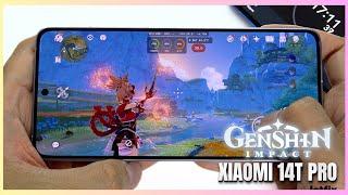 Xiaomi 14T Pro Genshin Impact Gaming test | Dimensity 9300+, 144Hz Display