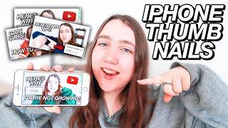 How to Make Thumbnails on iPhone AND Android! *FREE* | GET VIEWS FAST ON YOUTUBE!