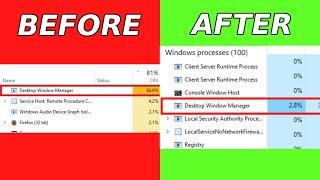 Fix Desktop Windows Manager (DWM.exe) High Memory & CPU Usage | How To
