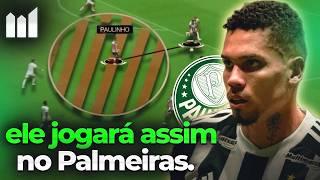 Como joga PAULINHO e seu encaixe TÁTICO no Palmeiras