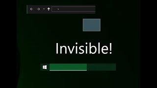 How to make a INVISIBLE folder