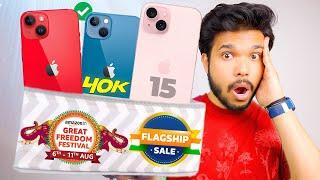 iPhone 15 - 50K , iPhone 14 Plus - 50K ( Amazon & Flipkart Freedom Sale)