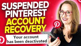 How To Easily Recover Suspended Pinterest Account?