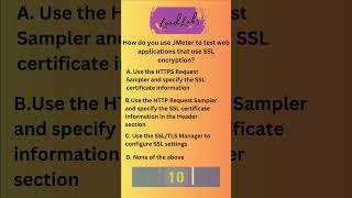 How do you use JMeter to test web applications that use SSL encryption