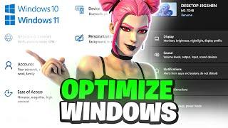 How I Optimized Windows 10 & 11 for Gaming on Low-End PCs!  (FPS Boost & Lag Fix)