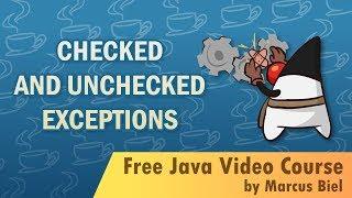 Java for Beginners 15 - Checked and Unchecked Exceptions