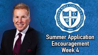 Fall 2024 New Applicant Encouragement & Welcome - Week 4 | President Shuttlesworth