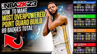 *NEW* NBA 2K23 MOST OVERPOWERED POINT GUARD BUILD! HOW TO CREATE A 99 OVERALL GOD IN MYPARK!