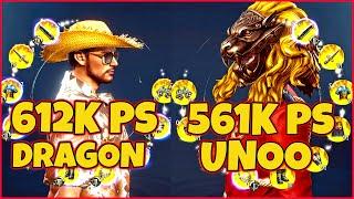 TOP1 WARRIOR DRAGON 612K PS VS TOP3 WARRIOR UNOO 561K PS | FAMOUS FAMILY VS HOF NAMBAWAN | MIR4