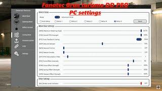 Gran Turismo 7 - Force feedback setting - Fanatec GT DD PRO and CLS DD