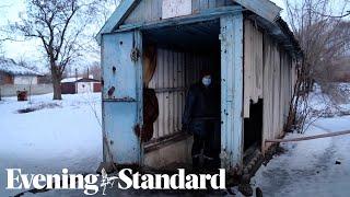 A look inside life living in a bomb shelter on the Ukraine border