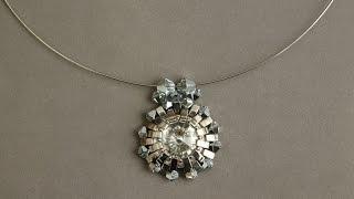 Sidonia's handmade jewelry - Half Tila Silver Sun Pendant - Beading Tutorial