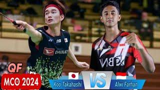 Alwi Farhan vs Koo Takahashi || QF Macau Open 2024