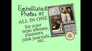 How to EMBELLISH photos with journaling  01-using FREE software - full tutorial