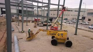 Time Lapse de construcción de una nave industrial