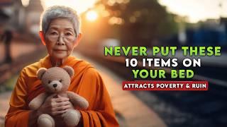 Never Put This on Your Bed THEY ATTRACT POVERTY AND RUIN| Buddhist Teachings