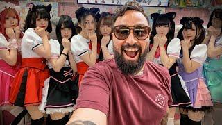 Inside a Maid Cafe in Tokyo, Japan 
