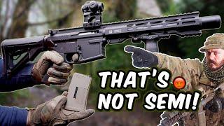 Tempers Flare During Airsoft Ambush ()