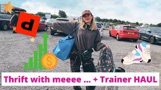 Trainer HAUL | Thrifting at York Race Course Boot Sale