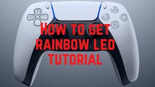 How to change LED color on PS5/PS4 controller and get rainbow effect(Quick Tutorial)