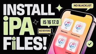 Install IPA Files on iPhone & iPad No Revokes, No Blacklist | MisakaX + TrollStore on iOS 15/16/17.0