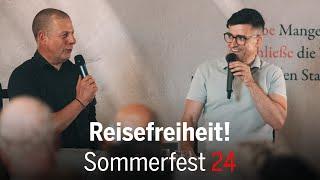 »Reisefreiheit und Remigration« – Martin Sellner im Gespräch mit Götz Kubitschek, Sommerfest 24