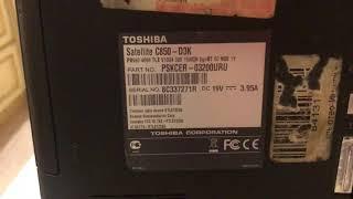 Сброс пароля биоса(Bios reset)ноутбук Toshiba Satellite C850-D3K