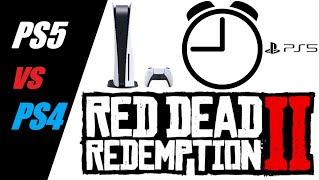 PS5 Load Time Comparison - Red Dead Redemption 2 (PS5 vs PS4)
